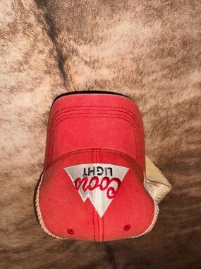 Buckle Red Coors Light Trucker Hat